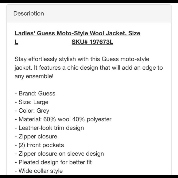 Guess Moto jacket - Picture 6 of 6